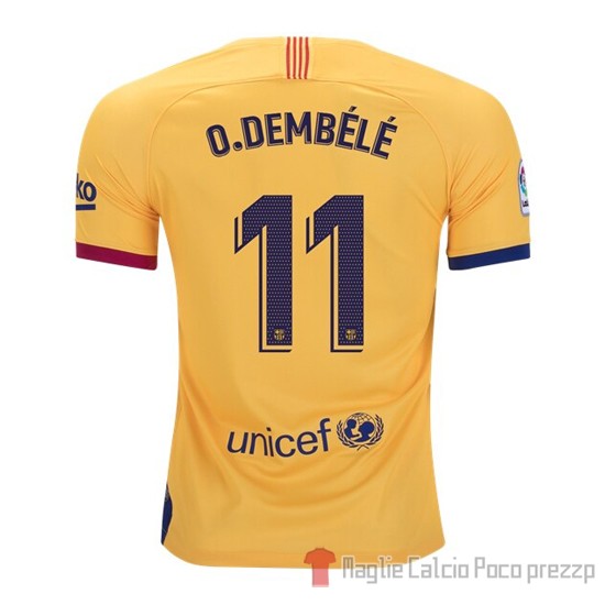Maglia Barcellona Giocatore O.dembele Away 2019/2020 - Clicca l'immagine per chiudere